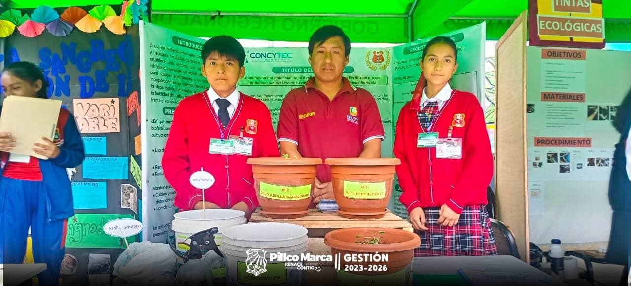 Apertura de la XXXV Feria Escolar Nacional de Ciencia y Tecnología Eureka 2025 en Pillco Marca